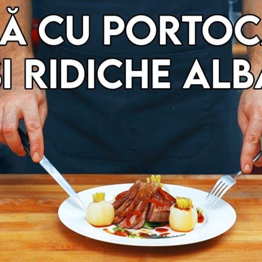 Rață cu Portocală și Ridiche Albă | Piept de Rață la Cuptor | Friptură de Rață