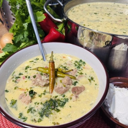 Ciorba de Purcel A la Grec